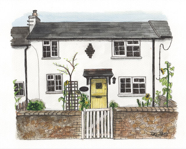 Lovely Country Cottage Portrait