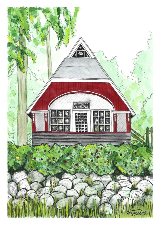 Holiday Cottage Painting