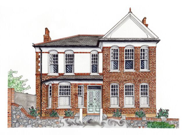 edwardian house painting