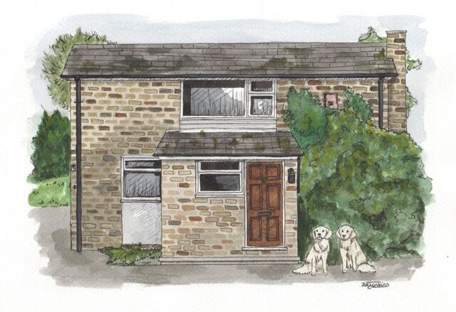 Water Colour House Painting