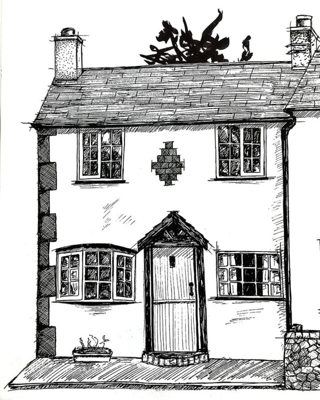 Original House Line Drawing